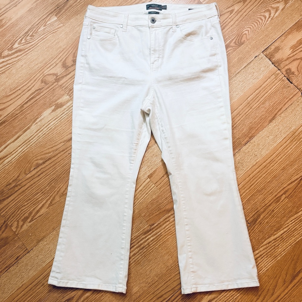 Torrid Womens Super Soft Cropped Flare Jeans Size 14